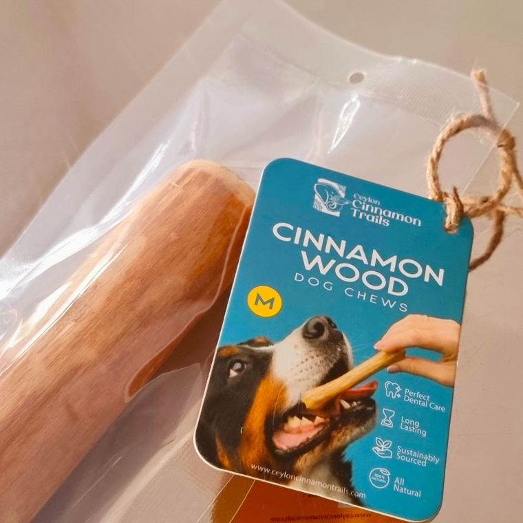 Ceylon Cinnamon Wood Dog Chew Stick - Medium